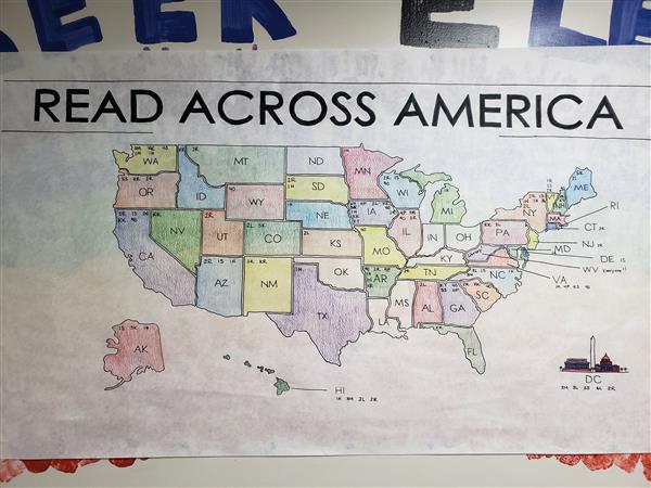 Our schoolwide celebration of Read Across America had us reading stories from all across the U.S.